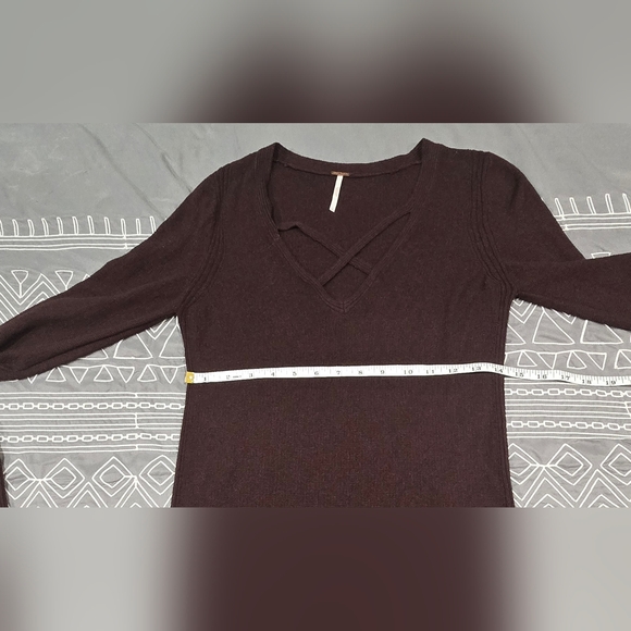 Free People Crisscross Tunic Size Small - Picture 3 of 7